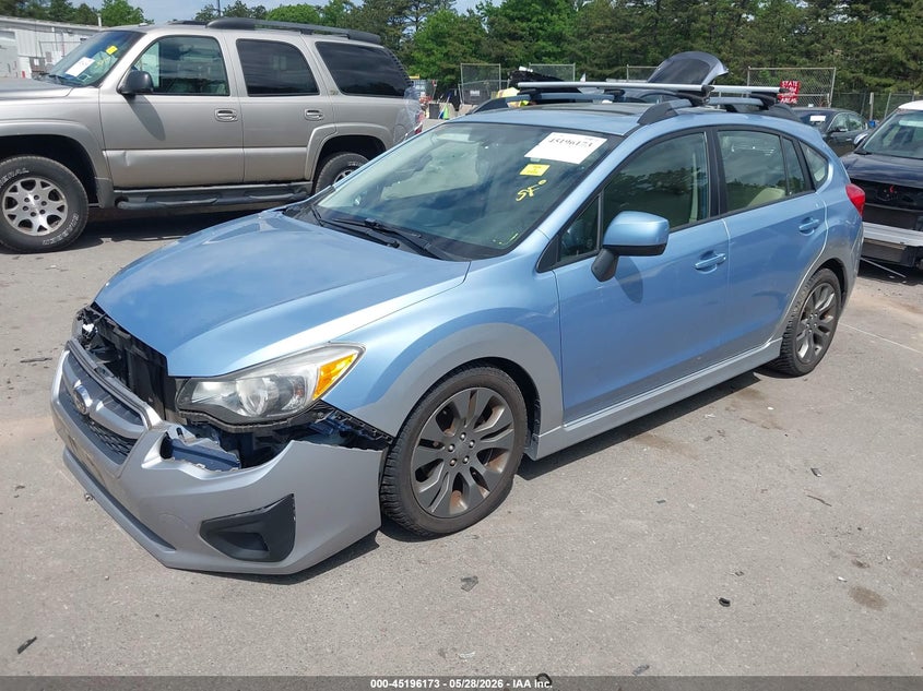 2012 Subaru Impreza VIN JF1GPAS69CH213672 IAAI salvage auction — FRONT END, Salvage Title, sold $850 on 2026-07-14 (photo 2)