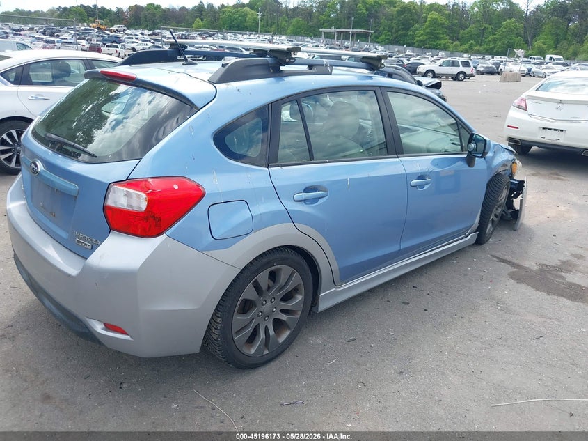 2012 Subaru Impreza VIN JF1GPAS69CH213672 IAAI salvage auction — FRONT END, Salvage Title, sold $850 on 2026-07-14 (photo 4)