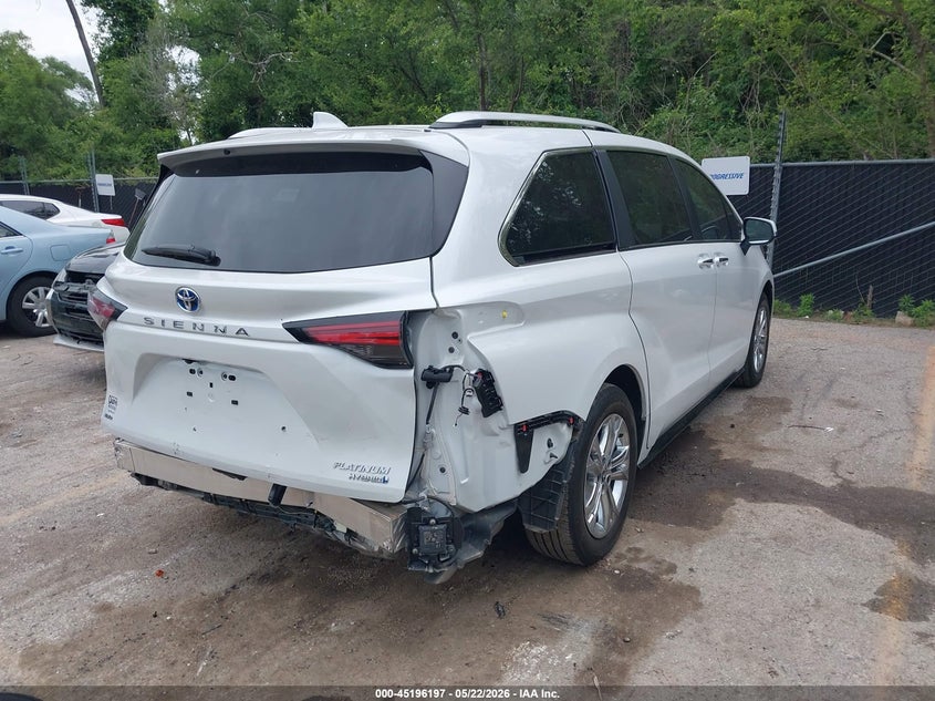 2024 Toyota Sienna VIN 5TDESKFC4RS142651 IAAI salvage auction — REAR END, Salvage (Kansas), sold $27,550 on 2026-07-08 (photo 4)