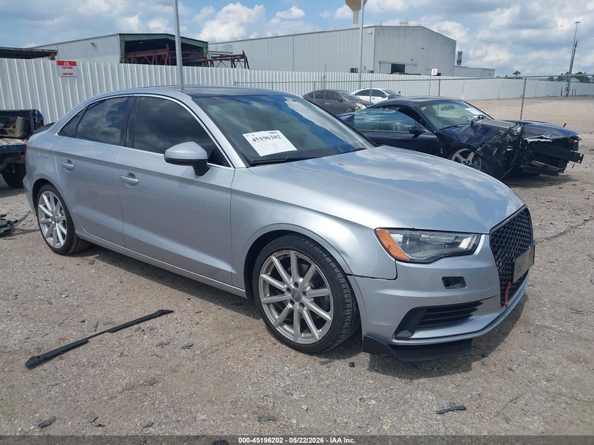 2015 Audi A3 VIN WAUACGFF3F1129611 IAAI salvage auction — FRONT END, Original (Texas), sold $2,600 on 2026-07-09 (photo 1)