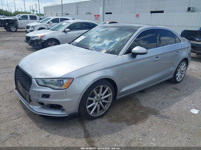 2015 Audi A3 VIN WAUACGFF3F1129611 IAAI salvage auction — FRONT END, Original (Texas), sold $2,600 on 2026-07-09 (photo 2)