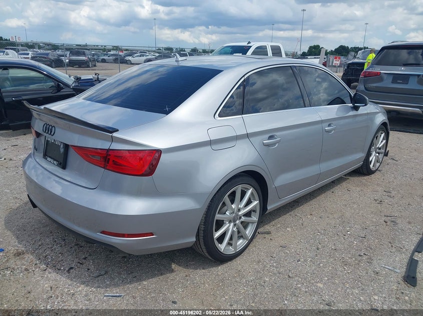 2015 Audi A3 VIN WAUACGFF3F1129611 IAAI salvage auction — FRONT END, Original (Texas), sold $2,600 on 2026-07-09 (photo 4)