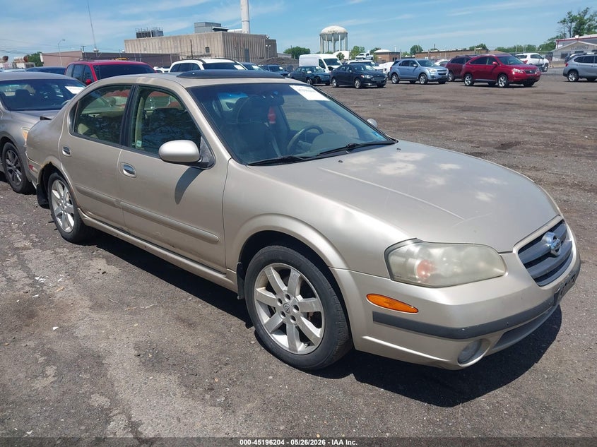2002 Nissan Maxima VIN JN1DA31A22T318102 IAAI salvage auction — FRONT END, Salvage (New Jersey), sold $25 on 2026-07-29 (photo 1)