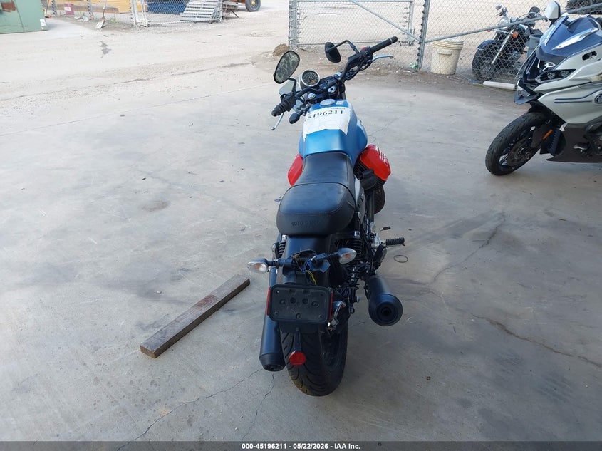 2017 Moto guzzi VIN ZGULDU000HM000087 IAAI salvage auction — SIDE, Salvage (Texas), sold $700 on 2026-07-22 (photo 6)