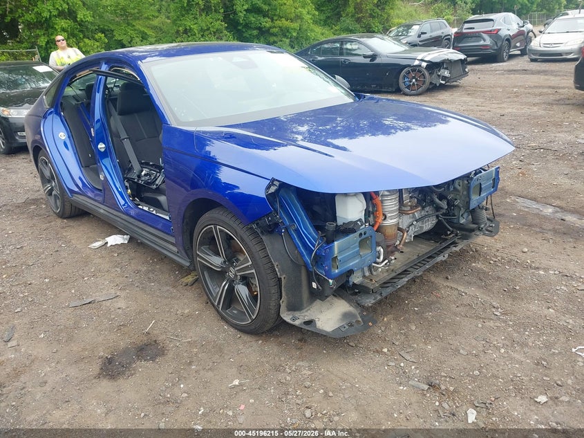 2024 Honda Accord VIN 1HGCY2F55RA070221 IAAI salvage auction — SIDE, Salvage Title, sold $7,000 on 2026-08-22 (photo 1)