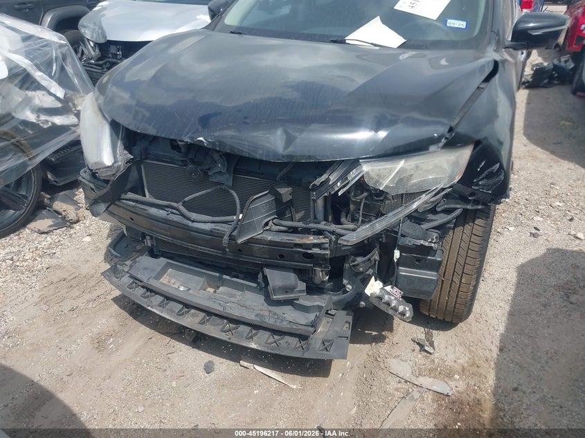 2016 Nissan Rogue VIN KNMAT2MTXGP626782 IAAI salvage auction — FRONT END, Salvage (Texas), sold $1,250 on 2026-07-24 (photo 6)