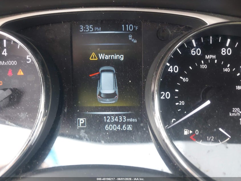 2016 Nissan Rogue VIN KNMAT2MTXGP626782 IAAI salvage auction — FRONT END, Salvage (Texas), sold $1,250 on 2026-07-24 (photo 7)