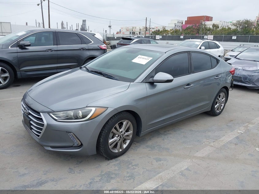 2018 Hyundai Elantra VIN KMHD84LFXJU588089 IAAI salvage auction — REAR END, Salvage (California), sold $3,100 on 2026-07-22 (photo 2)