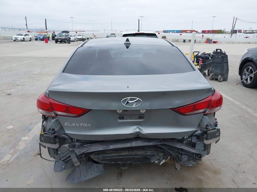 2018 Hyundai Elantra VIN KMHD84LFXJU588089 IAAI salvage auction — REAR END, Salvage (California), sold $3,100 on 2026-07-22 (photo 6)