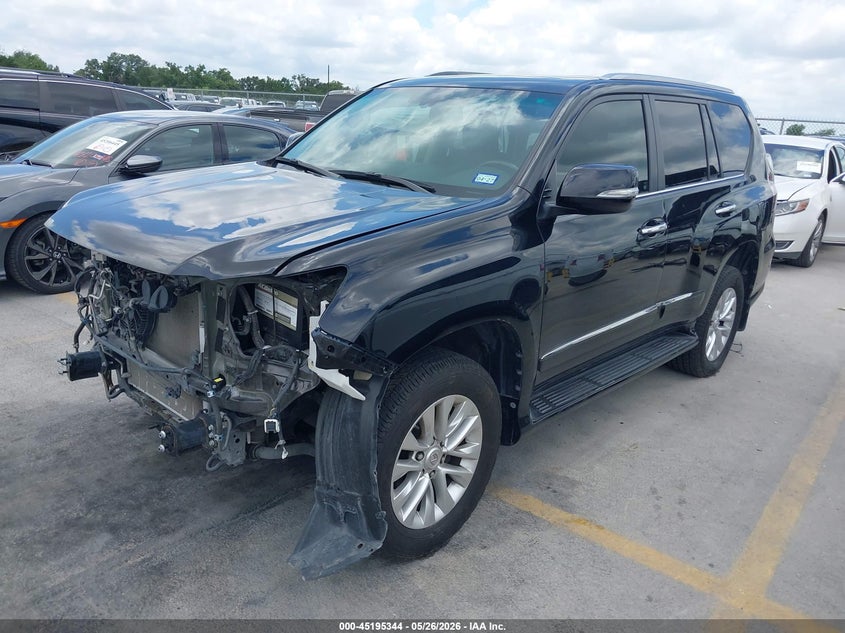2018 Lexus Gx VIN JTJBM7FX6J5201638 IAAI salvage auction — FRONT END, Salvage (Texas), sold $18,000 on 2026-07-16 (photo 2)