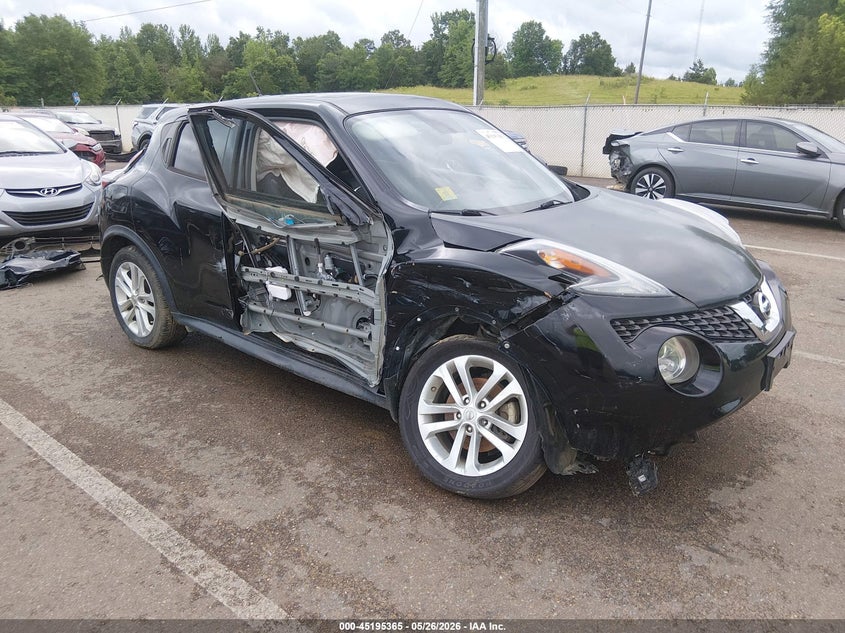 2015 Nissan Juke VIN JN8AF5MR3FT507396 IAAI salvage auction — RIGHT SIDE, Salvage (Mississippi), sold $25 on 2026-07-30 (photo 1)
