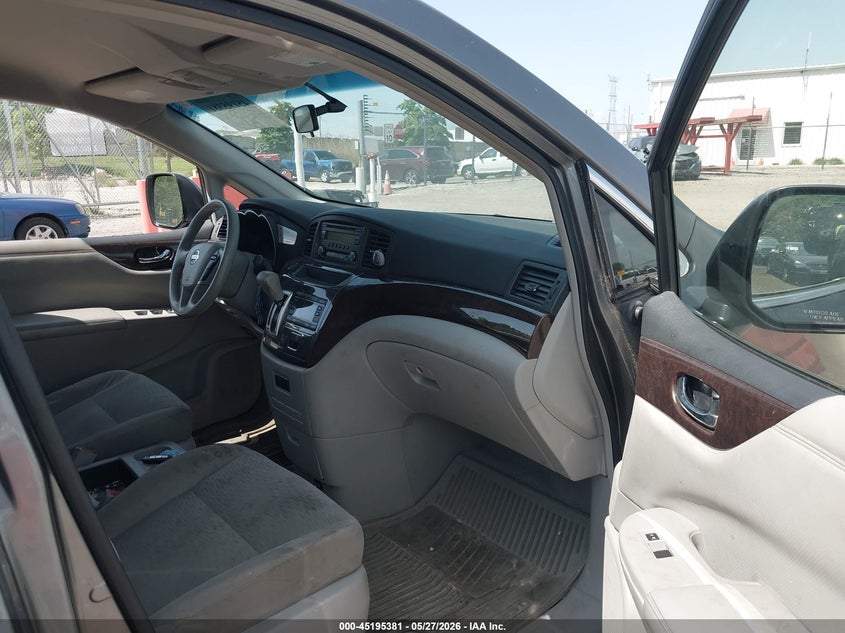 2014 Nissan Quest VIN JN8AE2KP7E9102043 IAAI salvage auction — NORMAL WEAR, Salvage Title, sold $500 on 2026-07-29 (photo 5)