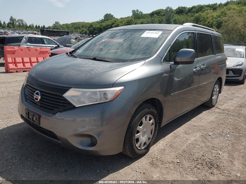 2014 Nissan Quest VIN JN8AE2KP7E9102043 IAAI salvage auction — NORMAL WEAR, Salvage Title, sold $500 on 2026-07-29 (photo 6)