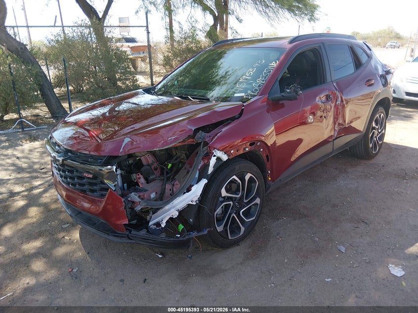 2024 Chevrolet Trax VIN KL77LJE28RC186496 IAAI salvage auction — LEFT SIDE, Salvage (Arizona), sold $2,900 on 2026-07-23 (photo 2)