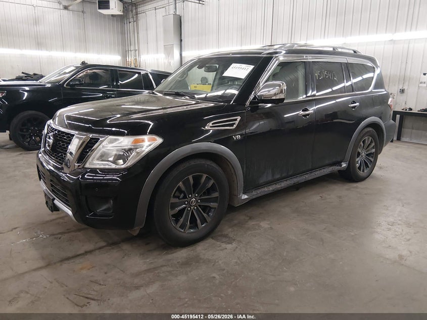 2017 Nissan Armada VIN JN8AY2NE7H9707248 IAAI salvage auction — RIGHT FRONT, Salvage (Minnesota), sold $5,000 on 2026-07-07 (photo 2)