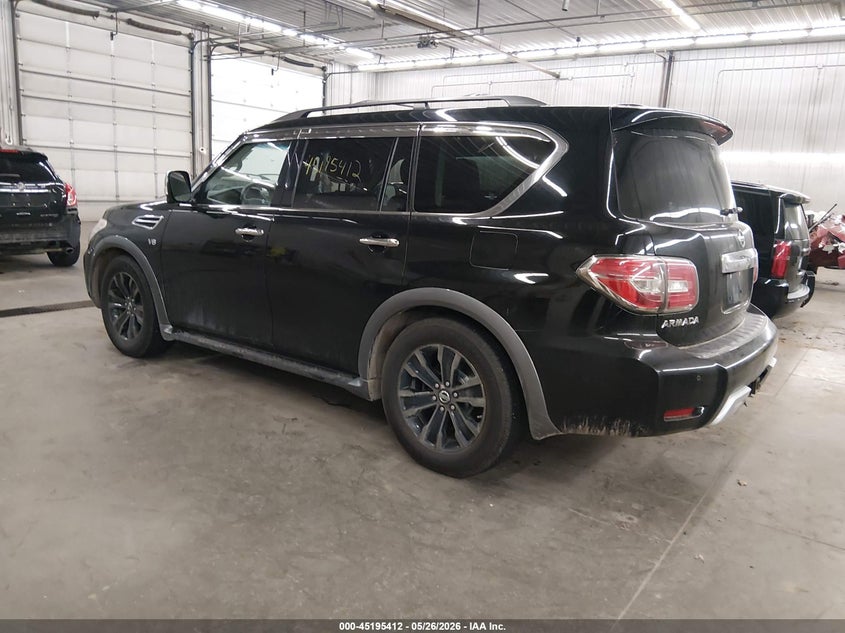 2017 Nissan Armada VIN JN8AY2NE7H9707248 IAAI salvage auction — RIGHT FRONT, Salvage (Minnesota), sold $5,000 on 2026-07-07 (photo 3)