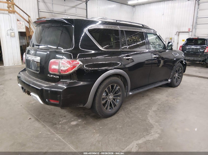 2017 Nissan Armada VIN JN8AY2NE7H9707248 IAAI salvage auction — RIGHT FRONT, Salvage (Minnesota), sold $5,000 on 2026-07-07 (photo 4)