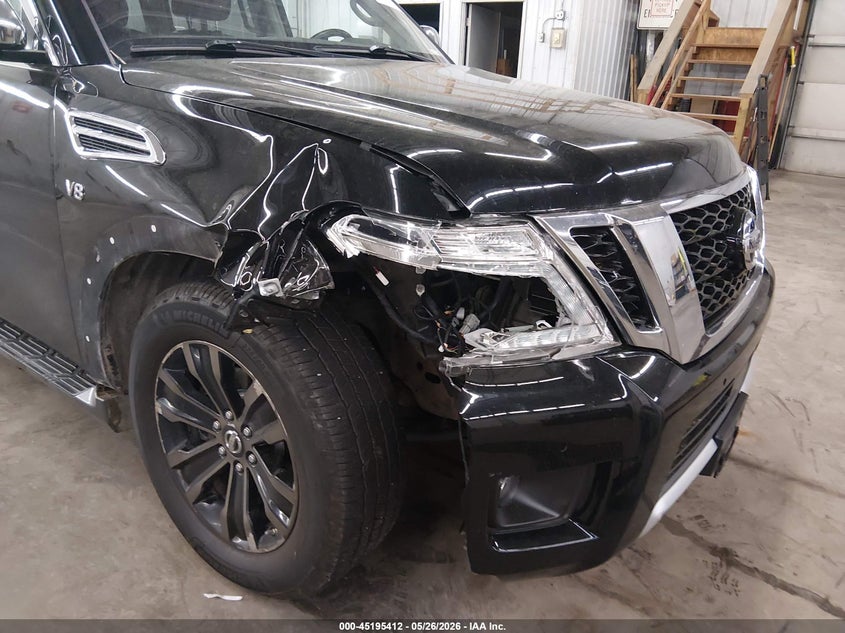 2017 Nissan Armada VIN JN8AY2NE7H9707248 IAAI salvage auction — RIGHT FRONT, Salvage (Minnesota), sold $5,000 on 2026-07-07 (photo 6)