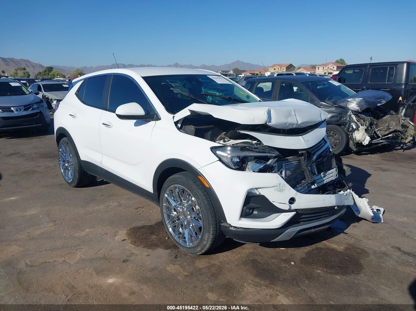2023 Buick Encore gx VIN KL4MMBS27PB158568 IAAI salvage auction — FRONT END, Salvage (Arizona), sold $1,600 on 2026-07-10 (photo 1)