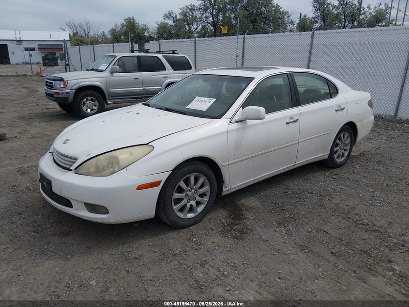 2004 Lexus ES VIN JTHBA30G445005259 IAAI salvage auction — RIGHT FRONT, Clear (Montana), sold $625 on 2026-07-08 (photo 2)