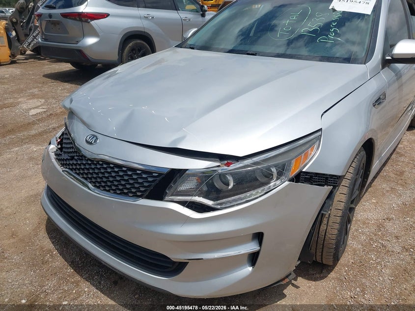 2016 Kia Optima VIN 5XXGU4L35GG035870 IAAI salvage auction — FRONT END, Clear (Arkansas), sold $25 on 2026-07-30 (photo 6)