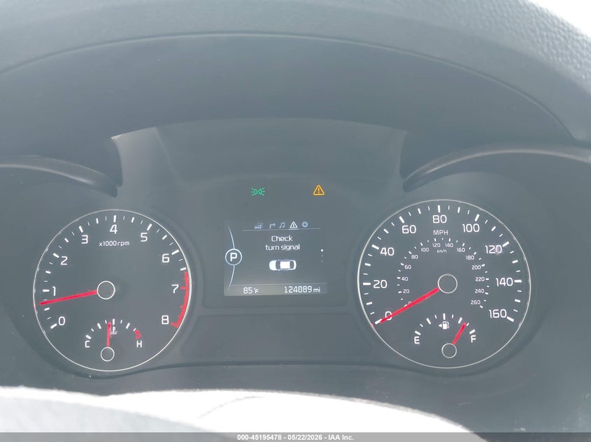 2016 Kia Optima VIN 5XXGU4L35GG035870 IAAI salvage auction — FRONT END, Clear (Arkansas), sold $25 on 2026-07-30 (photo 7)