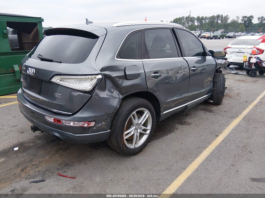 2016 Audi Q5 VIN WA1L2AFPXGA085719 IAAI salvage auction — FRONT END, Salvage Title, sold $525 on 2026-07-08 (photo 4)