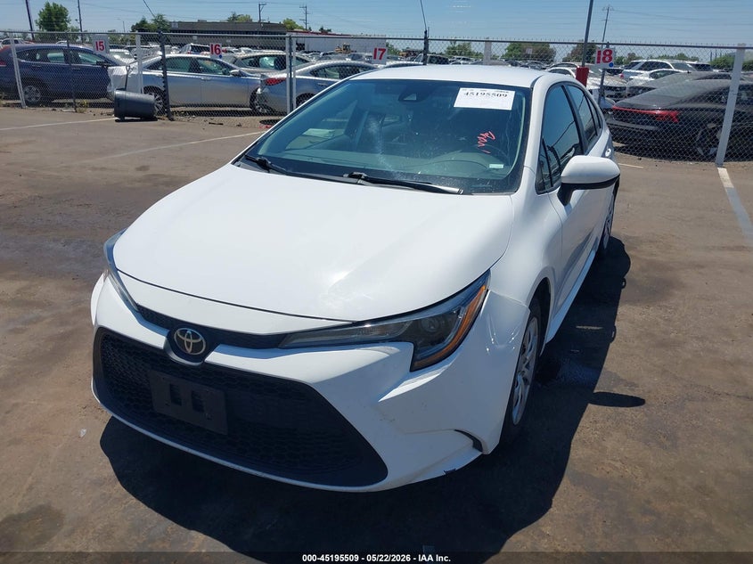 2021 Toyota Corolla VIN 5YFEPMAE8MP222283 IAAI salvage auction — SIDE, Wait Title, sold $3,850 on 2026-07-31 (photo 2)