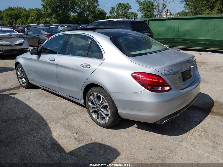 2018 Mercedes-benz C-klasse VIN WDDWF4KB9JR339292 IAAI salvage auction — FRONT END, Clear (Missouri), sold $6,200 on 2026-08-12 (photo 3)