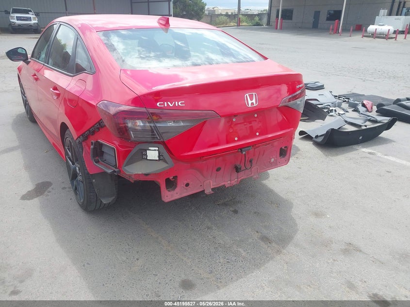 2025 Honda Civic VIN 2HGFE2F54SH546293 IAAI salvage auction — RIGHT REAR, Salvage Title, sold $9,850 on 2026-07-29 (photo 6)