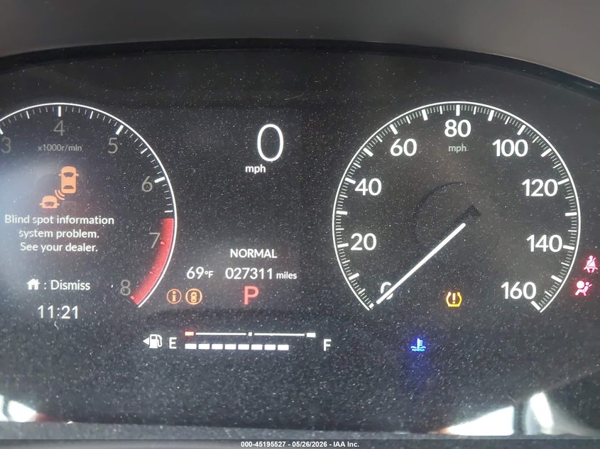 2025 Honda Civic VIN 2HGFE2F54SH546293 IAAI salvage auction — RIGHT REAR, Salvage Title, sold $9,850 on 2026-07-29 (photo 7)