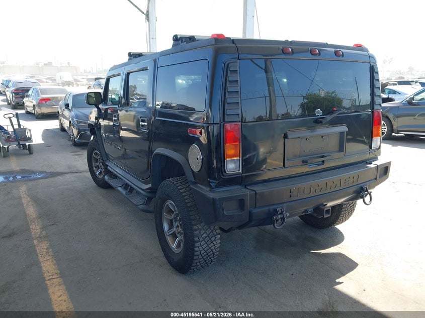 2003 Hummer H2 VIN 5GRGN23U93H125741 IAAI salvage auction — THEFT, Salvage (California), sold $1,225 on 2026-07-29 (photo 3)