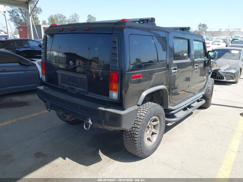 2003 Hummer H2 VIN 5GRGN23U93H125741 IAAI salvage auction — THEFT, Salvage (California), sold $1,225 on 2026-07-29 (photo 4)