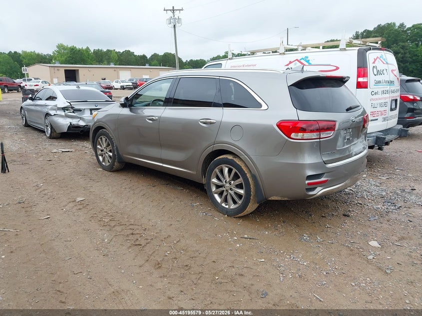 2018 Kia Sorento VIN 5XYPK4A51JG378933 IAAI salvage auction — REAR END, Salvage Title, sold $2,550 on 2026-07-20 (photo 3)
