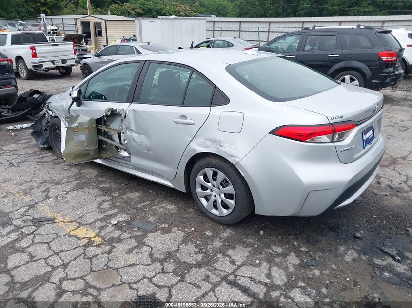 2021 Toyota Corolla VIN 5YFEPMAE4MP260707 IAAI salvage auction — LEFT SIDE, Salvage (Georgia), sold $4,950 on 2026-07-29 (photo 3)
