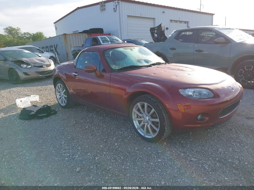 2008 Mazda Mx-5 VIN JM1NC26F180156113 IAAI salvage auction — HAIL, Clear (Missouri), sold $1,550 on 2026-07-13 (photo 1)