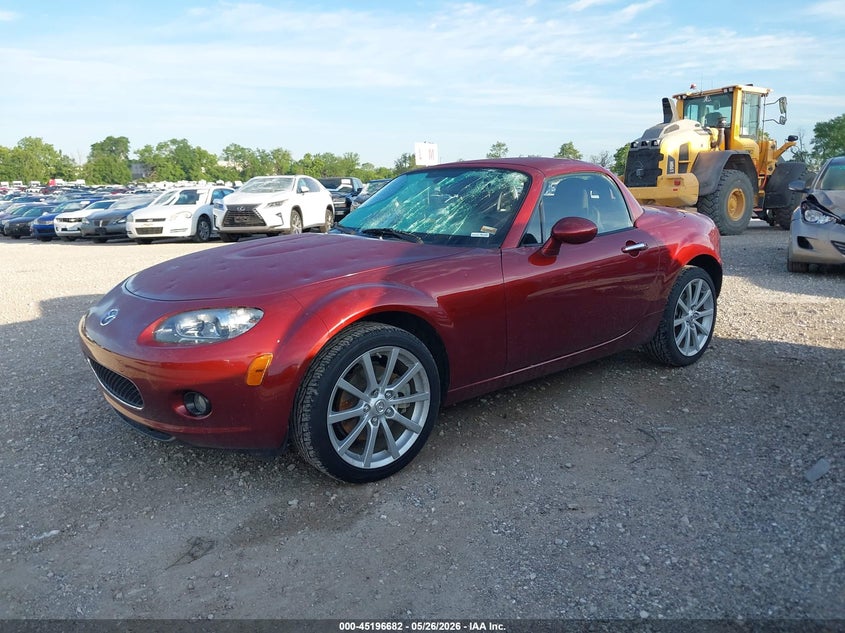 2008 Mazda Mx-5 VIN JM1NC26F180156113 IAAI salvage auction — HAIL, Clear (Missouri), sold $1,550 on 2026-07-13 (photo 2)