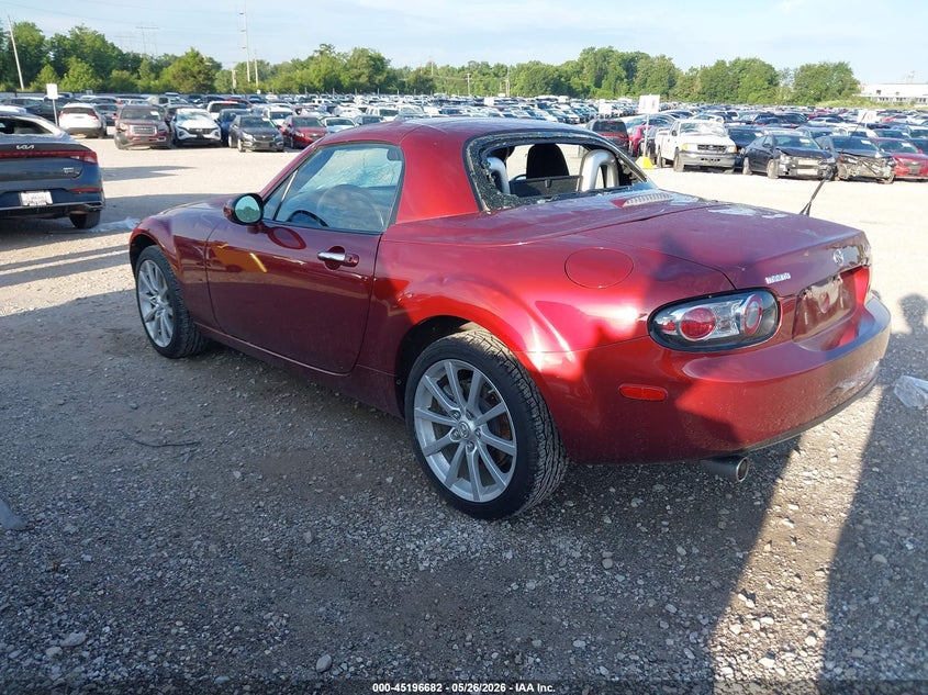 2008 Mazda Mx-5 VIN JM1NC26F180156113 IAAI salvage auction — HAIL, Clear (Missouri), sold $1,550 on 2026-07-13 (photo 3)