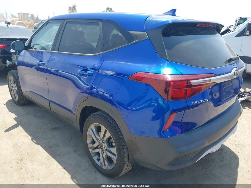 2021 Kia Seltos VIN KNDEPCAA3M7162700 IAAI salvage auction — FRONT END, Salvage (California), sold $4,075 on 2026-07-29 (photo 3)