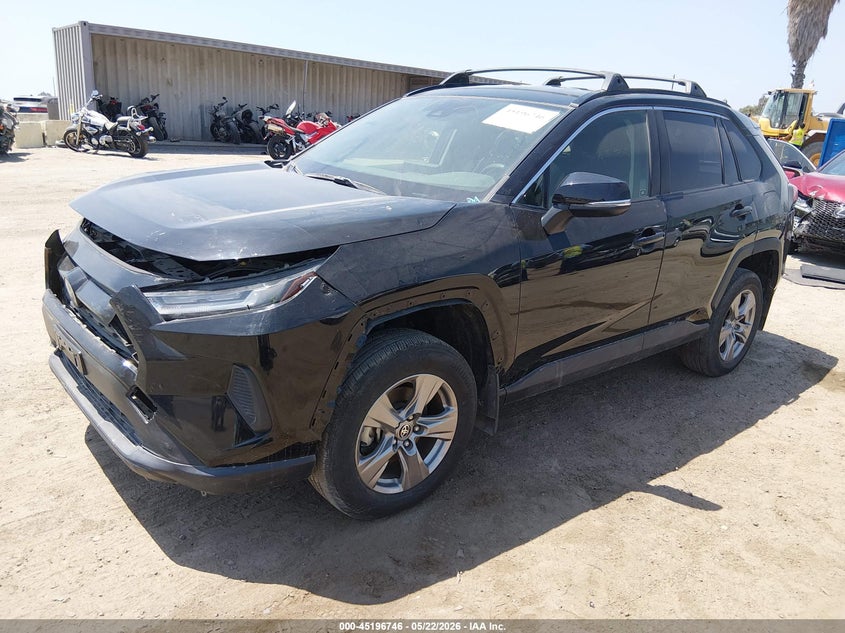 2024 Toyota Rav 4 VIN JTMMWRFV7RD219101 IAAI salvage auction — FRONT & REAR, Salvage (California), sold $15,500 on 2026-07-22 (photo 2)