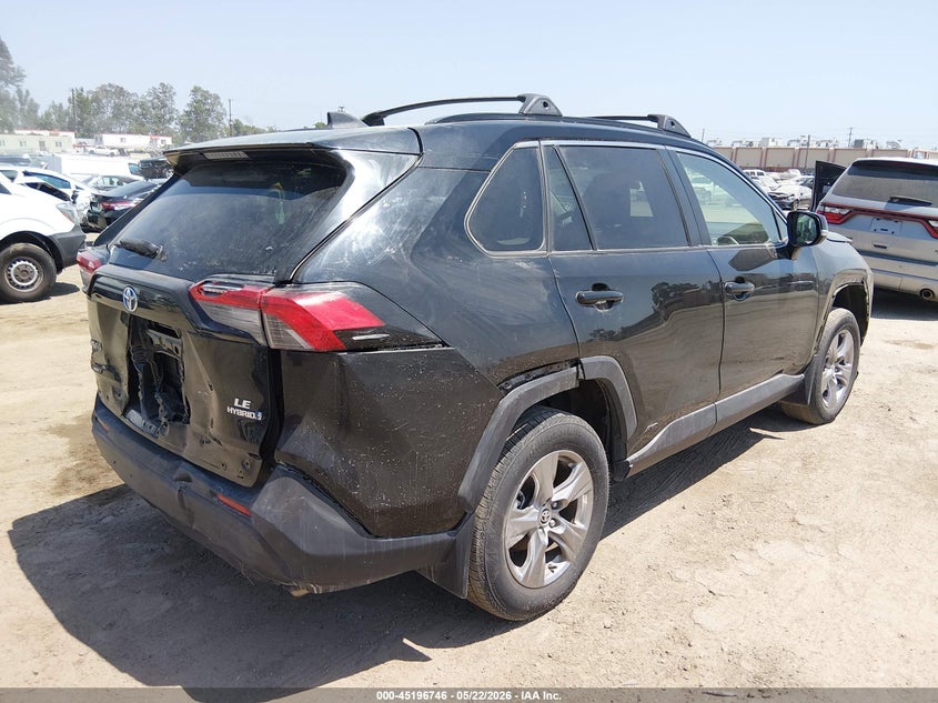 2024 Toyota Rav 4 VIN JTMMWRFV7RD219101 IAAI salvage auction — FRONT & REAR, Salvage (California), sold $15,500 on 2026-07-22 (photo 4)