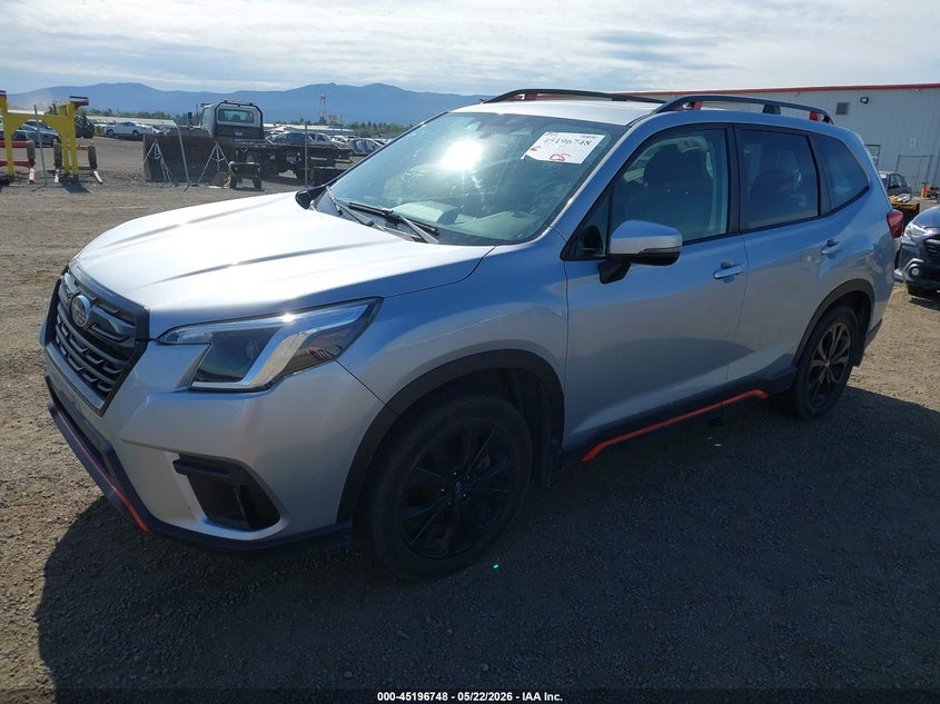 2022 Subaru Forester VIN JF2SKAJC9NH435868 IAAI salvage auction — RIGHT FRONT, Salvage (Oregon), sold $6,750 on 2026-07-07 (photo 2)