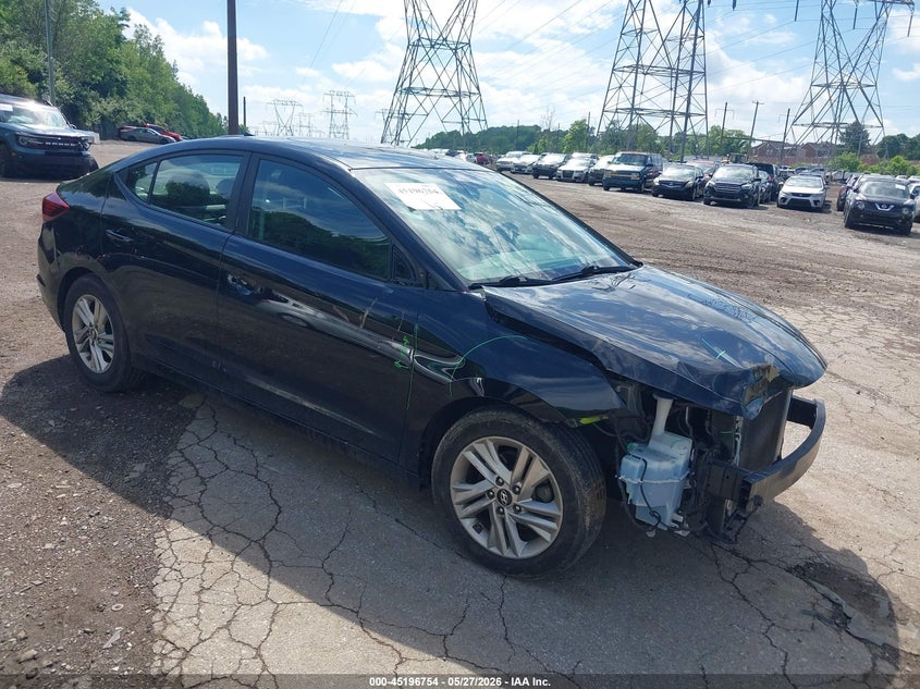 2019 Hyundai Elantra VIN KMHD84LFXKU784910 IAAI salvage auction — FRONT END, Salvage Title, sold $2,000 on 2026-07-16 (photo 1)