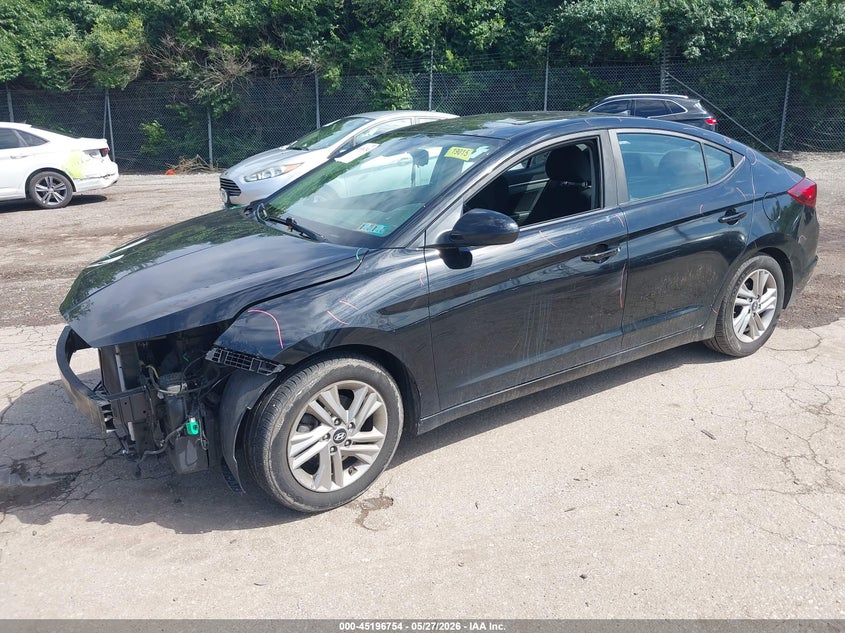 2019 Hyundai Elantra VIN KMHD84LFXKU784910 IAAI salvage auction — FRONT END, Salvage Title, sold $2,000 on 2026-07-16 (photo 2)
