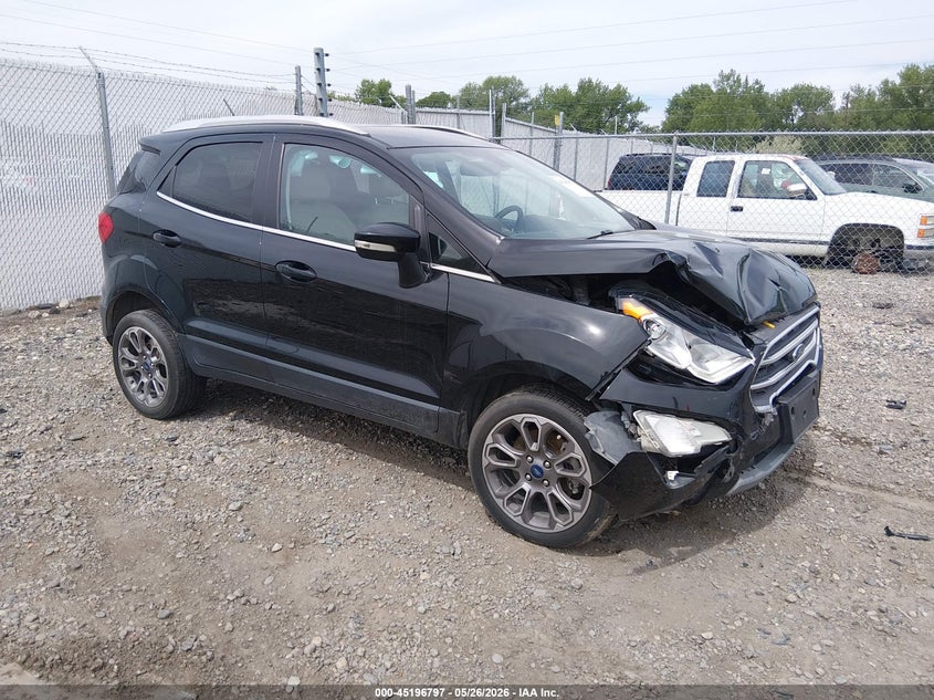 2021 Ford Ecosport VIN MAJ6S3KL7MC402525 IAAI salvage auction — FRONT END, Salvage (Texas), sold $25 on 2026-07-29 (photo 1)