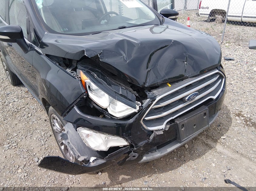 2021 Ford Ecosport VIN MAJ6S3KL7MC402525 IAAI salvage auction — FRONT END, Salvage (Texas), sold $25 on 2026-07-29 (photo 6)