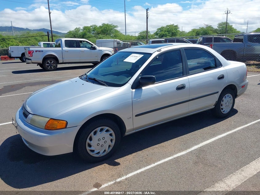1998 Mazda Protege VIN JM1BC1416W0208370 IAAI salvage auction — NORMAL WEAR, Clear (Hawaii), sold $1,700 on 2026-07-14 (photo 2)