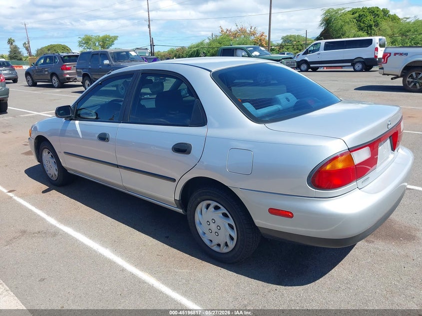 1998 Mazda Protege VIN JM1BC1416W0208370 IAAI salvage auction — NORMAL WEAR, Clear (Hawaii), sold $1,700 on 2026-07-14 (photo 3)