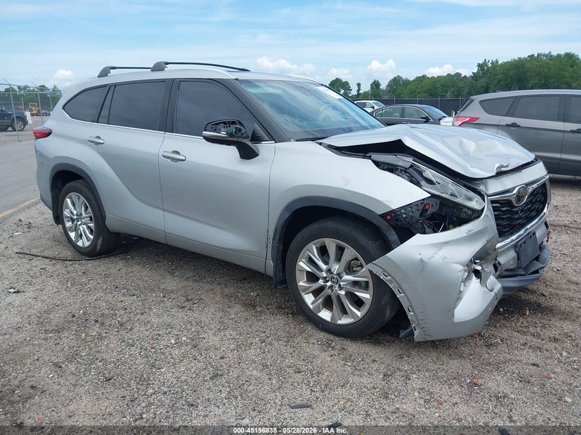 2020 Toyota Highlander VIN 5TDYZRAH2LS022293 IAAI salvage auction — FRONT END, Salvage Title, sold $10,600 on 2026-07-31 (photo 1)