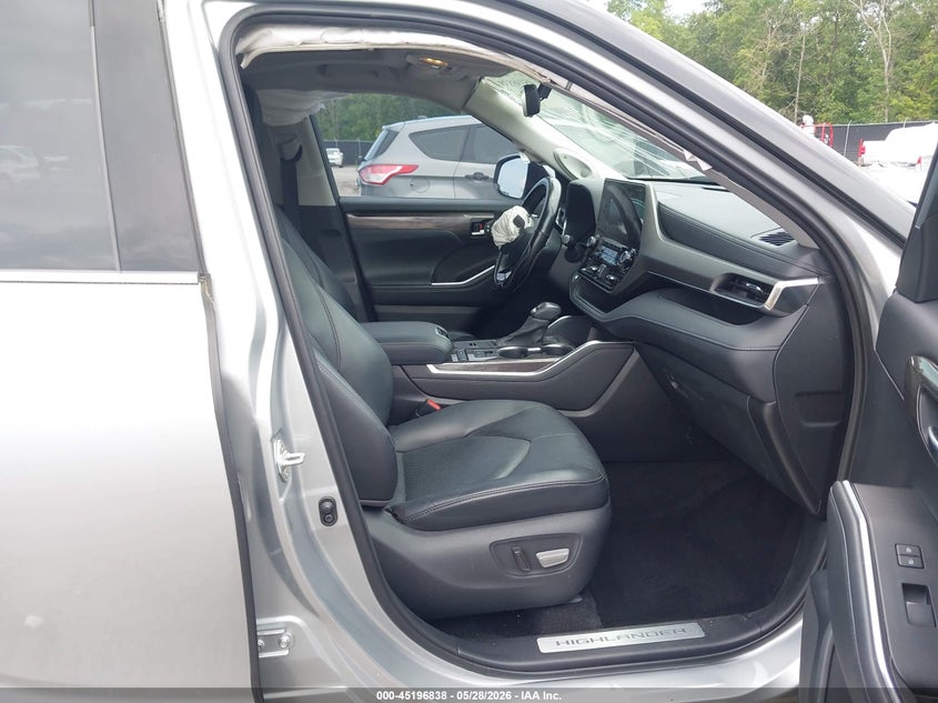 2020 Toyota Highlander VIN 5TDYZRAH2LS022293 IAAI salvage auction — FRONT END, Salvage Title, sold $10,600 on 2026-07-31 (photo 5)